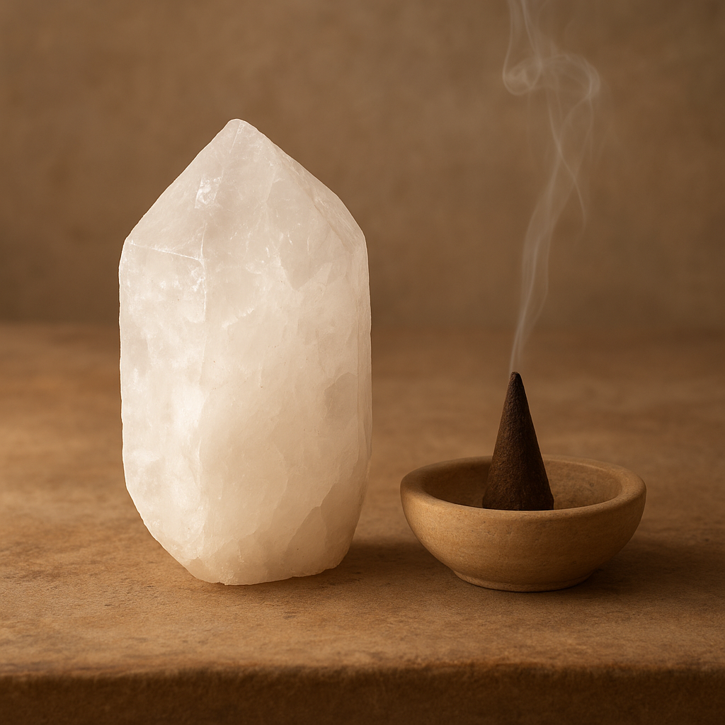 🌕 Recharger ses pierres : la lumière, la terre et la parole