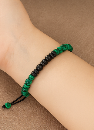 Bracelet en Malachite – Protection et Transformation