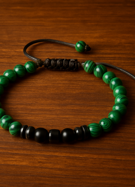 Bracelet en Malachite – Protection et Transformation
