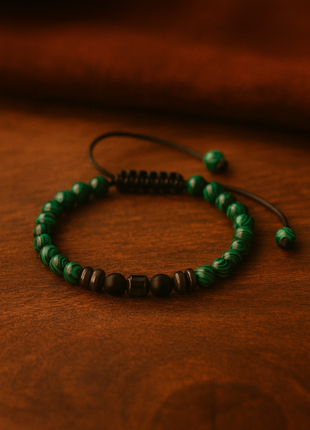 Bracelet en Malachite – Protection et Transformation